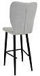 стул Чинзано барный нога черная 700 (Т188 жемчужный)